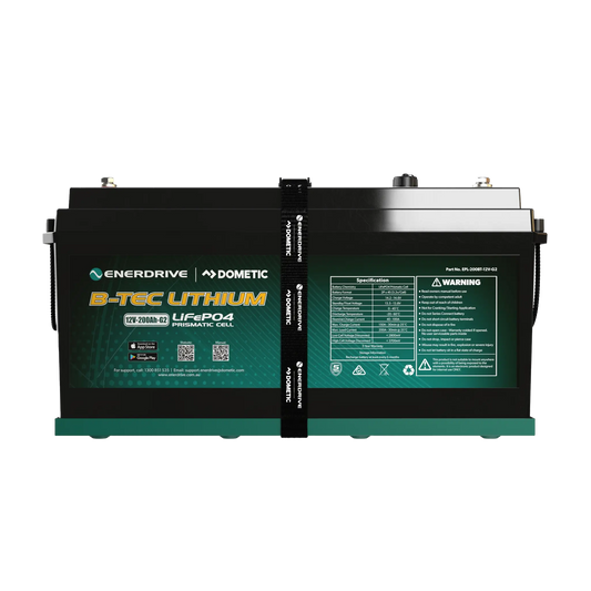 Enerdrive Dometic B-TEC 12V 200Ah G2 Lithium Battery